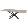 Table de salle à manger extensible contemporaine chêne canyon Santana