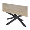 Table de salle à manger extensible contemporaine chêne canyon Santana