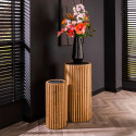Tables d'appoint en acacia massif naturel Julia (lot de 2)
