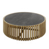 Table basse ronde en acacia massif naturel Julia
