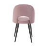 Chaise de salle à manger moderne en velours Claudine (lot de 2)