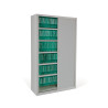 Armoire à rideaux métallique monobloc H 105 cm Niger