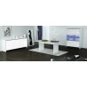 Buffet/bahut 3 portes design laqué blanc Kadija