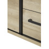 Buffet/bahut contemporain 185 cm chêne arizona Rocco