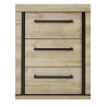 Buffet/bahut contemporain 185 cm chêne arizona Rocco