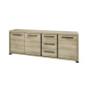 Buffet/bahut contemporain 240 cm chêne arizona Rocco