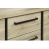 Buffet/bahut contemporain 240 cm chêne arizona Rocco