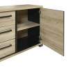 Buffet/bahut contemporain 240 cm chêne arizona Rocco