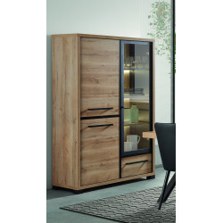 Vaisselier/argentier contemporain chêne arizona Rocco