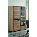 Vaisselier/argentier contemporain chêne arizona Rocco