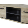 Meuble TV contemporain 164 cm chêne arizona Rocco