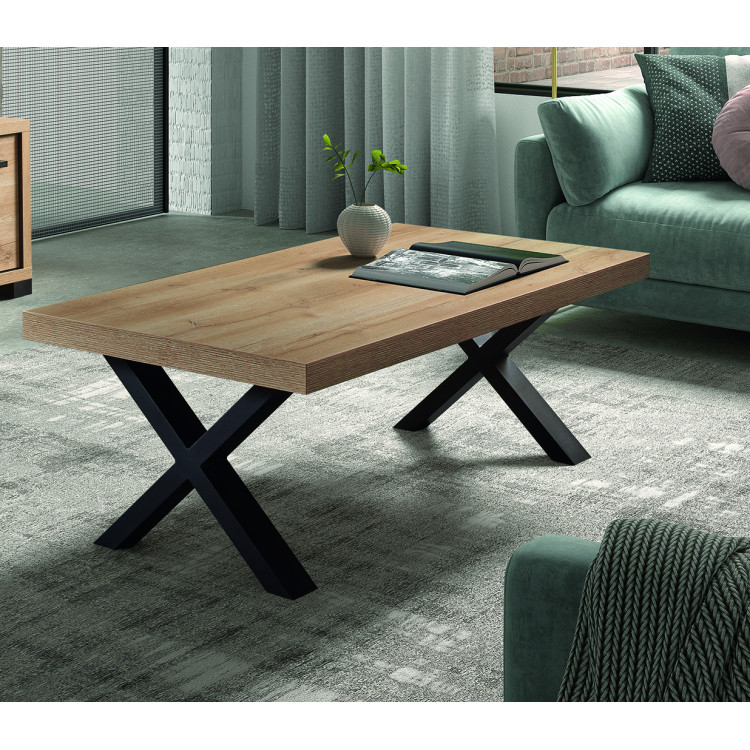 Table basse contemporaine chêne arizona Rocco