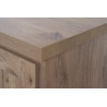 Buffet/bahut contemporain 220 cm chêne canyon Sirocco