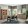 Buffet/bahut contemporain 220 cm chêne canyon Sirocco