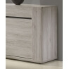 Buffet/bahut 3 portes/1 tiroir chêne clair Jerrico