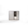 Armoire à rideaux métallique monobloc H 70 cm Niger