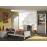 Bureau contemporain coloris gris Noe