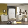 Armoire 3 portes contemporaine coloris gris Noe