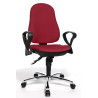 Chaise de bureau en tissu solys