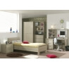 Chambre enfant contemporaine chêne clair Fanny