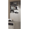 Armoire de bureau contemporaine coloris bouleau gris Alrun II