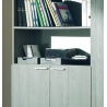Armoire de bureau contemporaine coloris bouleau gris Alrun II