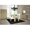 Buffet/bahut 115 cm contemporain chêne clair Mirage