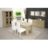 Buffet/bahut 220 cm contemporain chêne clair Mirage