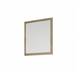 Miroir de salle à manger contemporain chêne clair Mirage
