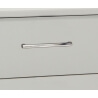 Commode design 6 tiroirs coloris blanc alpin Mavrick