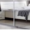 Chambre adulte complète design coloris blanc alpin Mavrick