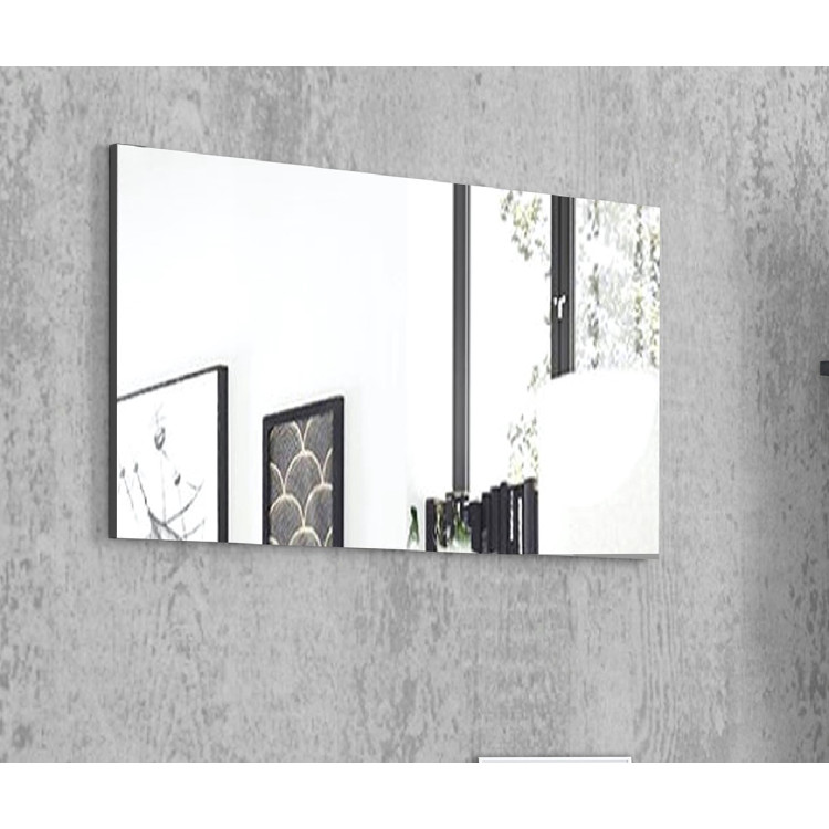 Miroir rectangulaire moderne gris ardoise Pittsburgh