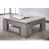 Table basse contemporaine chêne champagne Guerda