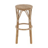 Tabouret de bar d'extérieur imitation rotin Britney