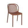 Chaise de bistrot d'extérieur empilable en polypropylène Sahari