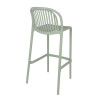 Tabouret de bistrot d'extérieur empilable en polypropylène Sahari