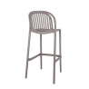 Tabouret de bistrot d'extérieur empilable en polypropylène Sahari