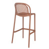 Tabouret de bistrot d'extérieur empilable en polypropylène Sahari