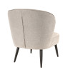 Chaise lounge de brasserie en tissu Asia
