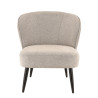 Chaise lounge de brasserie en tissu Asia