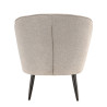 Chaise lounge de brasserie en tissu Asia