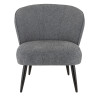 Chaise lounge de brasserie en tissu Asia