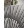 Meuble TV moderne 181 cm sérigraphié gris béton Blake