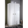 Armoire 2 portes contemporaine blanche Mistie