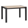 Table de salle à manger extensible moderne chêne sonoma Candy