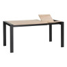 Table de salle à manger extensible moderne chêne sonoma Candy