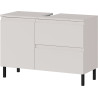 Meuble sous lavabo 80 cm moderne gris cachemire Salsa