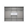 Armoire adulte moderne 270 cm blanc/chêne Hortensia