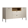Buffet/bahut moderne 154 cm cachemire/chêne Paulo