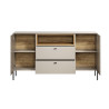 Buffet/bahut moderne 154 cm cachemire/chêne Paulo